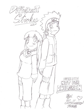 [Zulana Boobana] Different Strokes (Naruto) cover