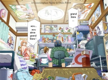 [Senke Kagero] Otaku ni Yoku Aru Fuukei - A Commonplace Scene in Otaku Room (Sweet Life, Please!!) [French] [Excavateur] cover