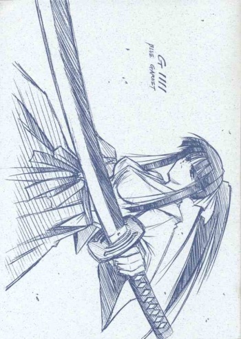 (C60) [BLUE GARNET (Serizawa Katsumi)] GIIII (Love Hina) cover