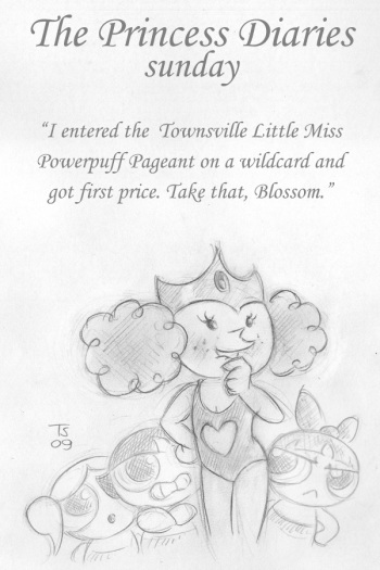 [Tommy Simms] The Princess Diaries (The Powerpuff Girls) cover