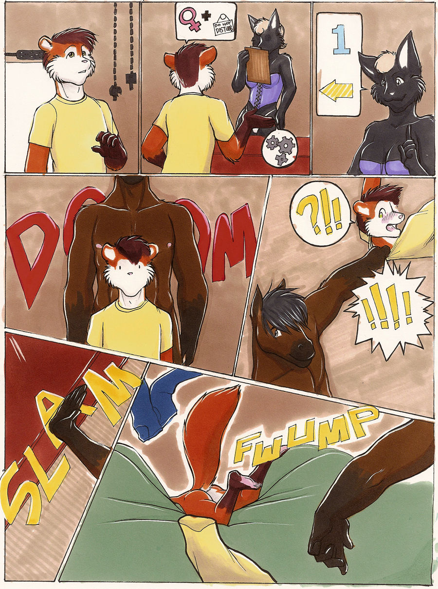 unknown furry comic page 1 full