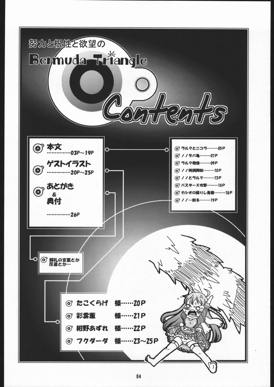 Doryoku to Konjyou to Yokubou no Bermuda Triangle page 3 full