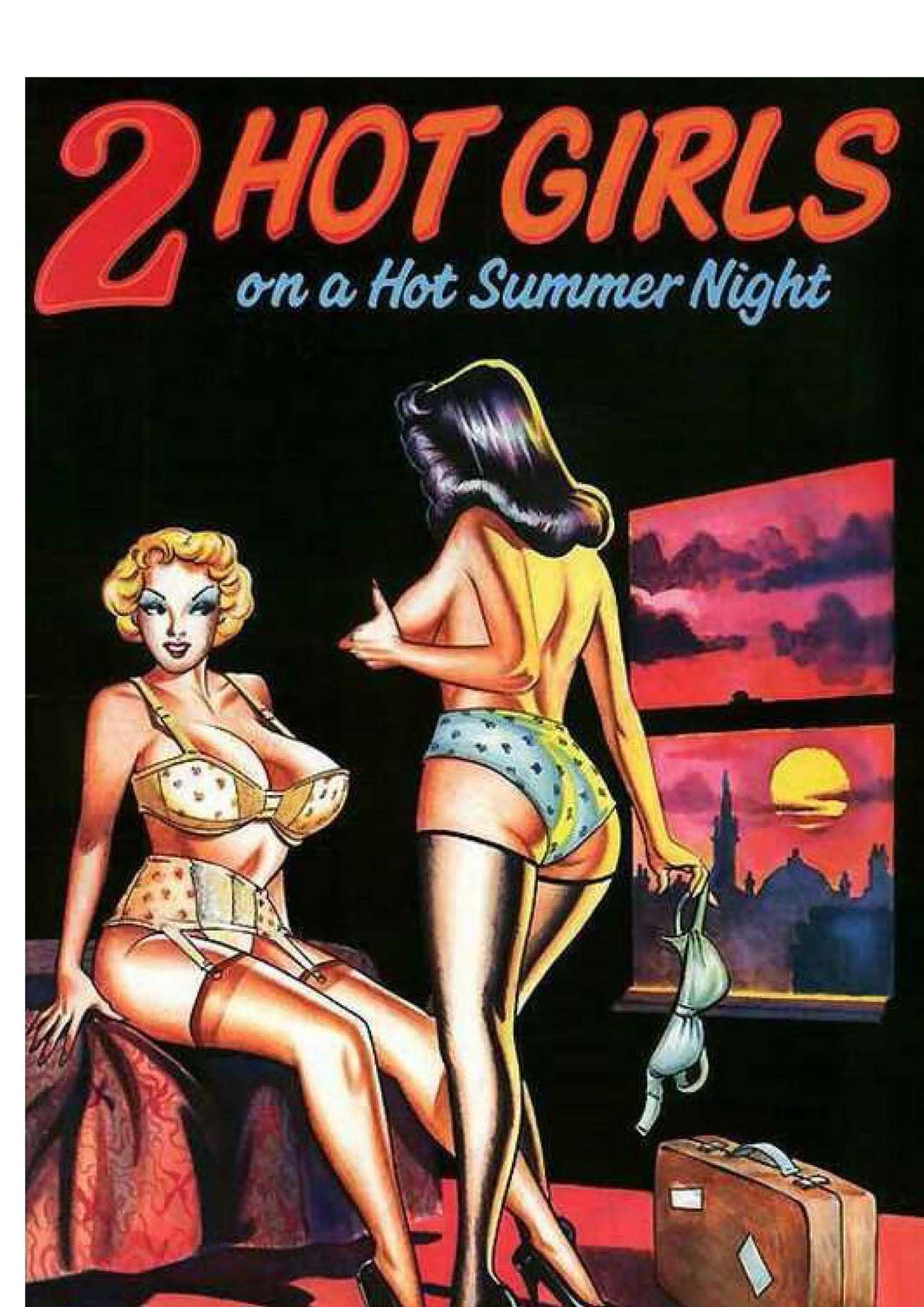 2 Hot Girls on A Hot Summer Night page 1 full