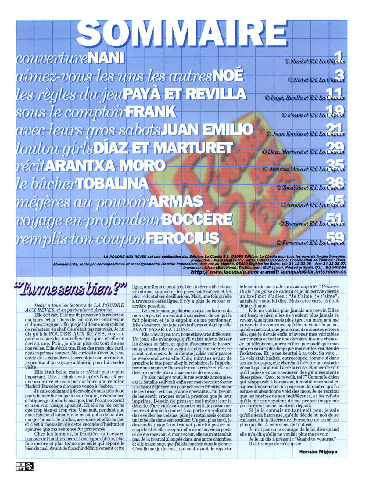 La poudre aux r&ecirc;ves  53 page 2 full
