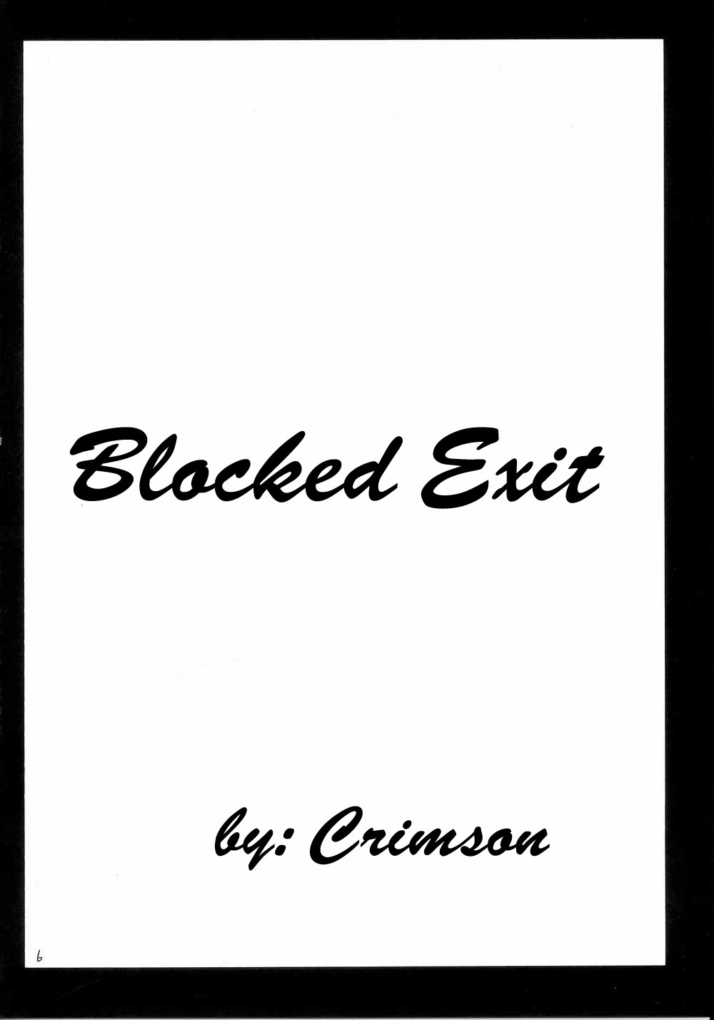 Fusagareta Deguchi | Blocked Exit page 5 full