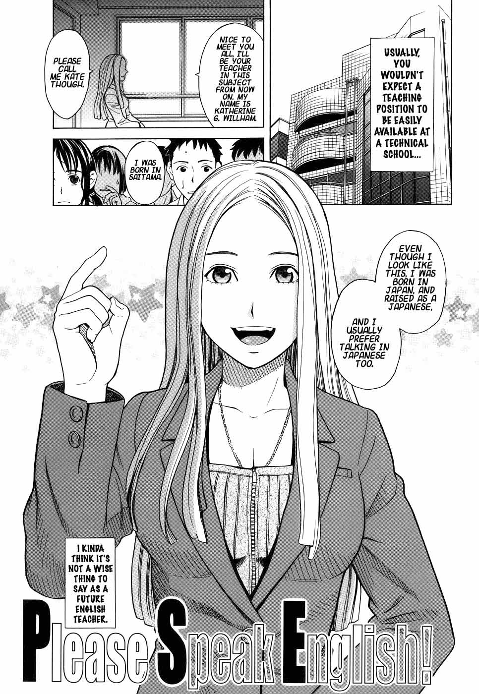 Please Speak English! page 1 full