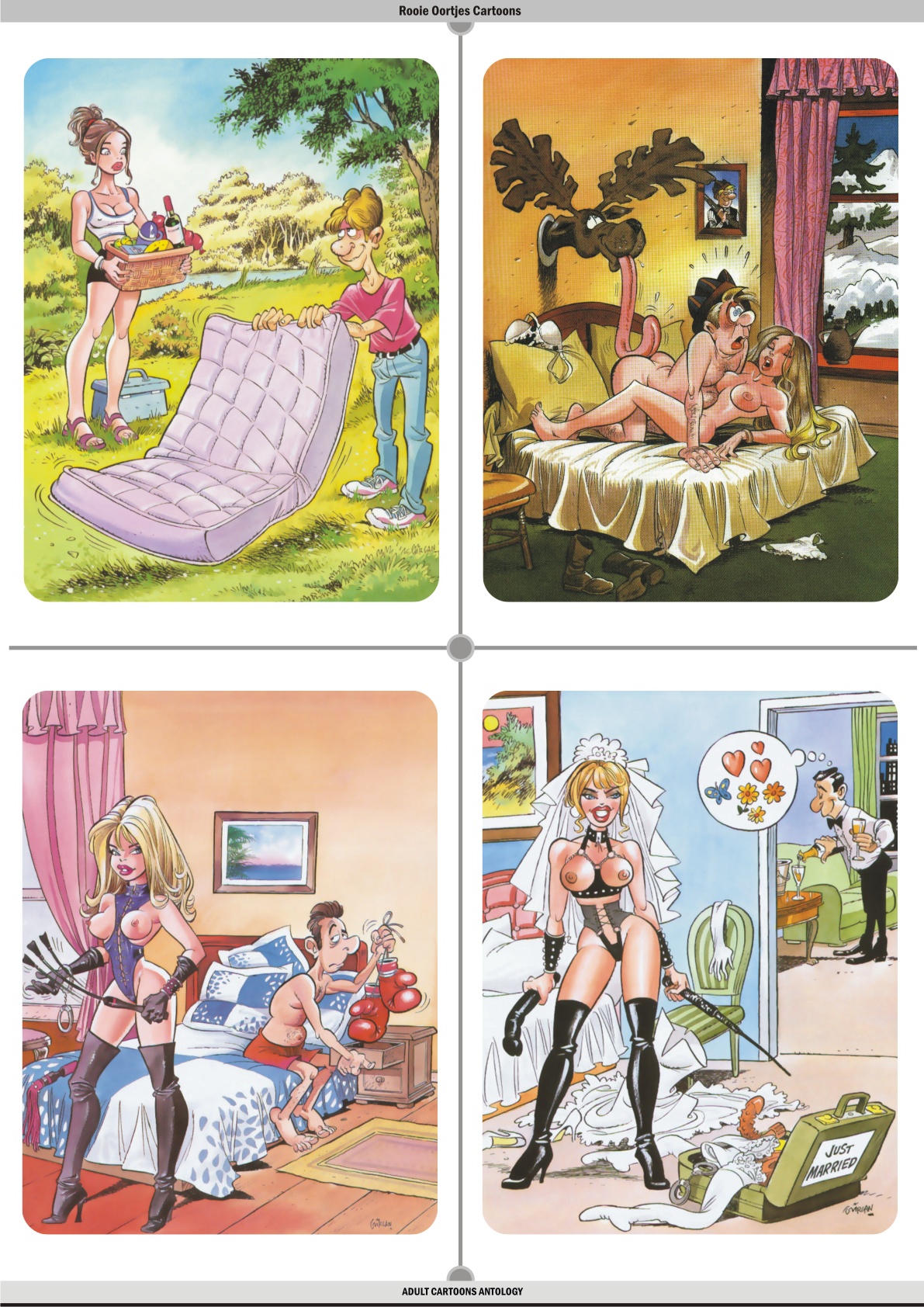 Rooie Oortjes - Adult Cartoon Anthology page 6 full
