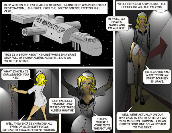 Space Nurse page 1 full