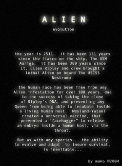 Alien Evolution