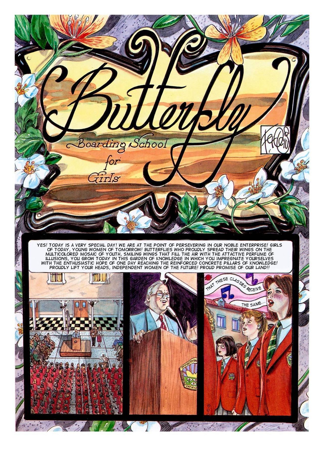 Butterfly Boarding School for girls page 3 full