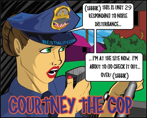 Courtney the Cop page 1 full