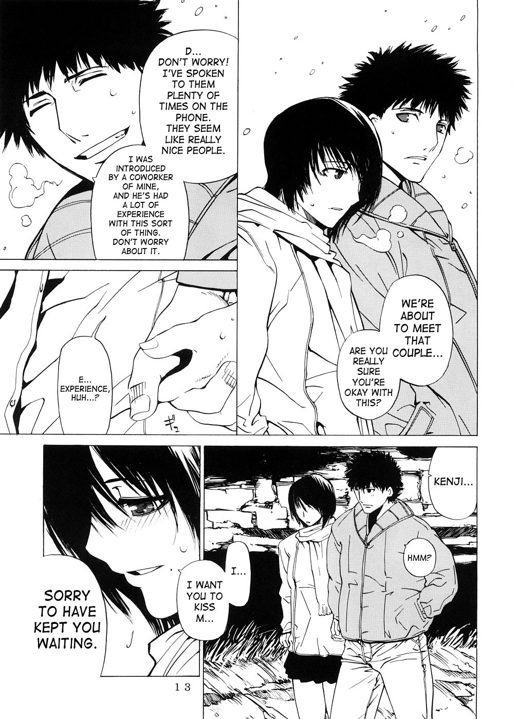Kousasuru Osu to Mesu -Ochiteiku Haruka- | Crossing Man and Woman page 12 full