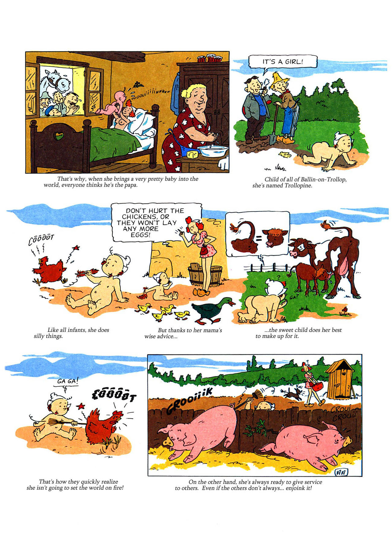 Le Petit Monde de Pétassine | The Little World of Trollopine page 4 full