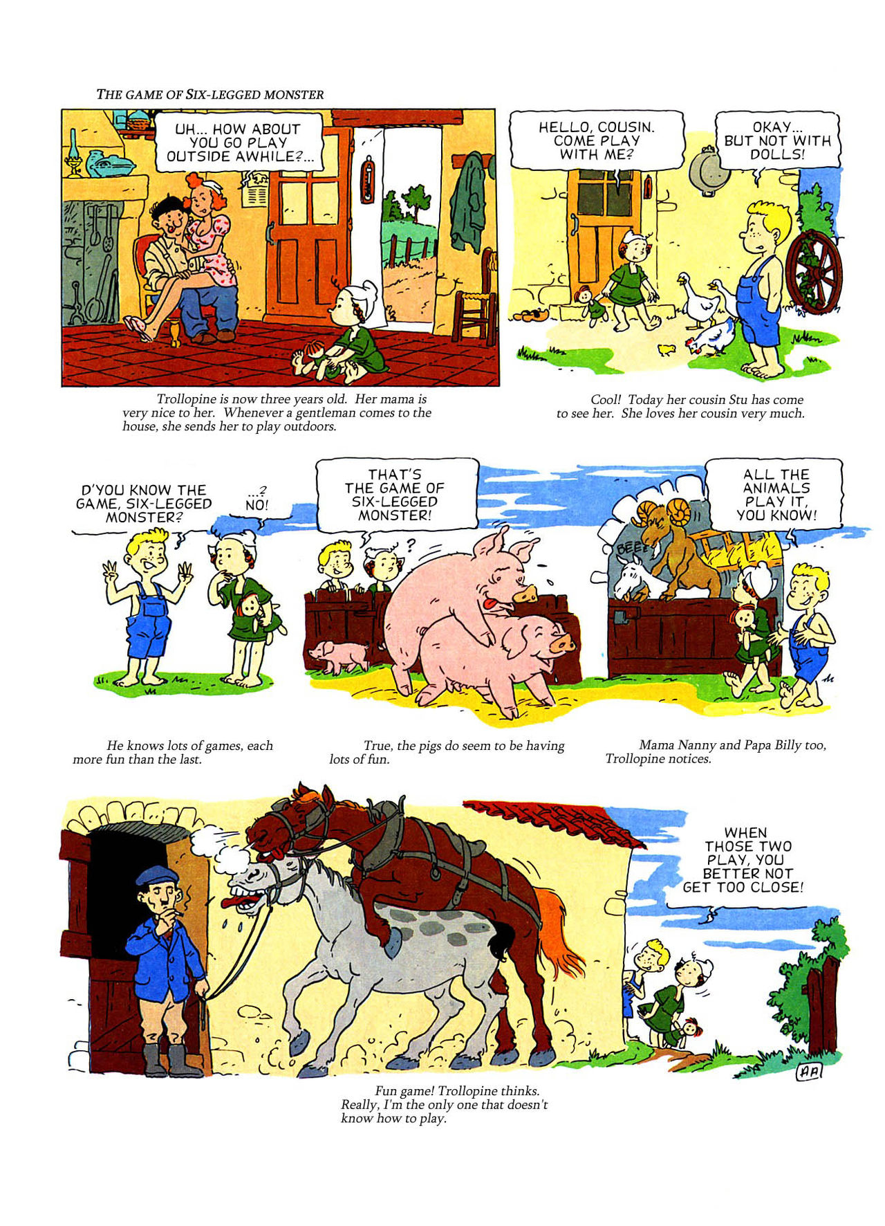 Le Petit Monde de Pétassine | The Little World of Trollopine page 6 full
