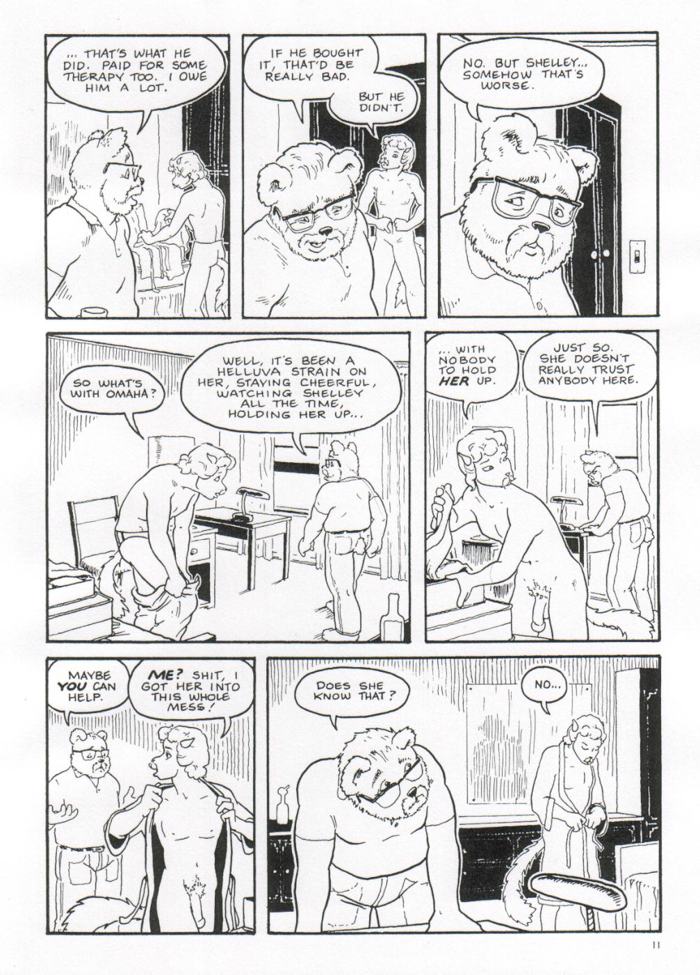 Omaha the Cat Dancer - Volume #2 page 12 full