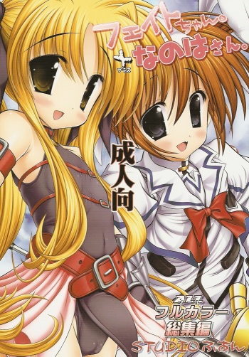 (C73) [STUDIO HUAN (Raidon)] Fate-chan. + Nanoha-san. ALL Fullcolor Soushuuhen (Mahou Shoujo Lyrical Nanoha) cover