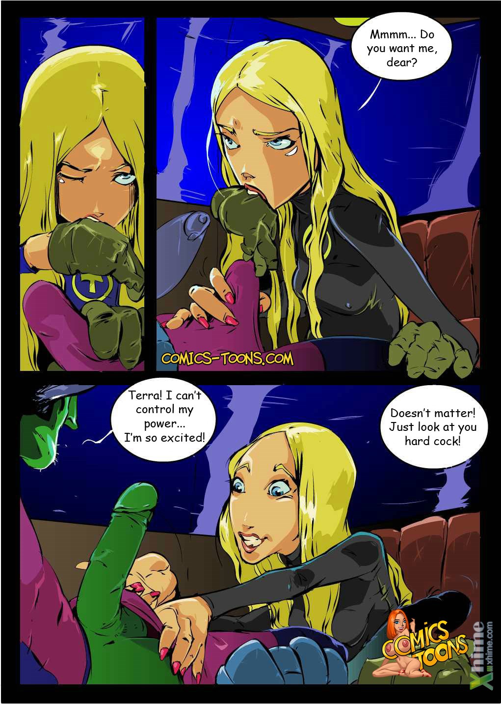 Terra and Beast Boy page 12 full