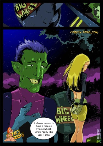 [Okunev] Terra and Beast Boy (Teen Titans) cover