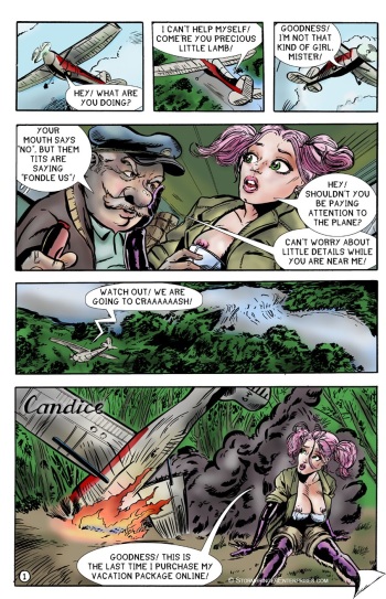 (The Erotic Adventures of Candice) ch15. Jungle Jaunt cover