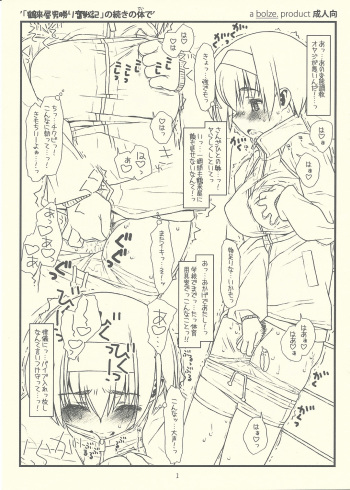 (C76) [bolze.] (Tsurugiya Otokomasari Funsenki) No Tsuzuki No Tei De (Kizuato) cover