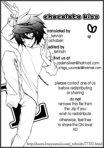 Chocolate Kiss - Death Note - (Yaoi) [English traslated] cover