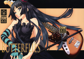 (C76) [Barbarossa (Shinonome Tarou, LEE, Yamazaki Mitsuru)] BUTTERFLIES (K-ON!) cover