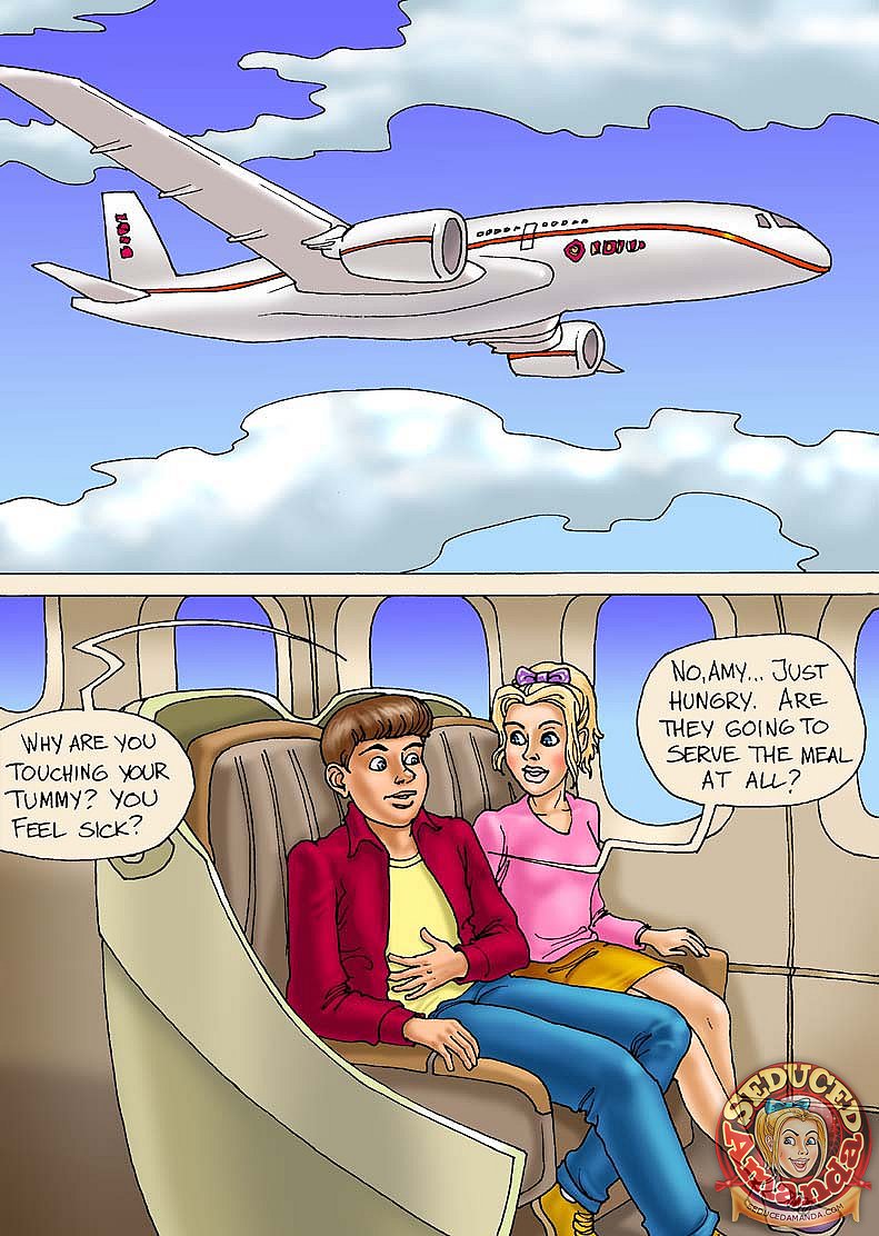 Amanda - Adventure On A Plane page 1 full