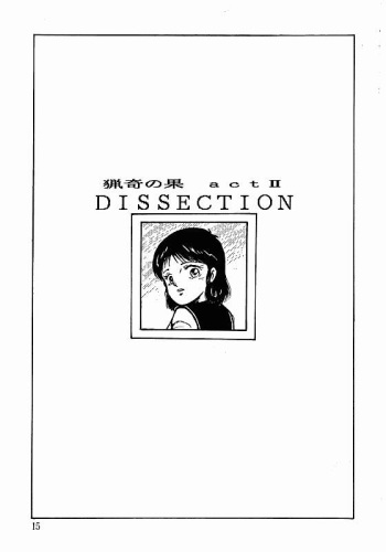 Kiyomi Fujita - Dissection cover