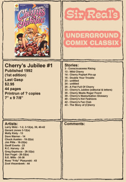 Cherry's Jubilee #1