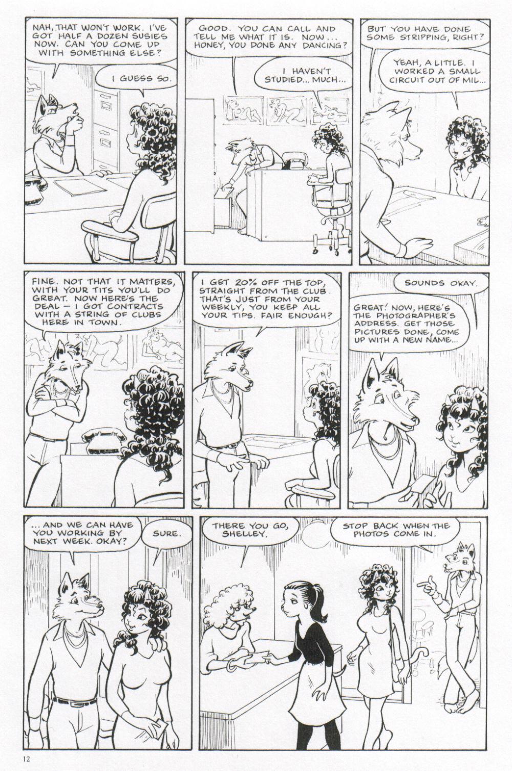 Omaha the Cat Dancer - Volume #3 page 12 full