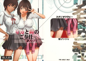 (COMIC1☆2) [Studio Wallaby (Seishinja)] Rika to Misaki no Gohoushi. (Hatsukoi Limited.) cover