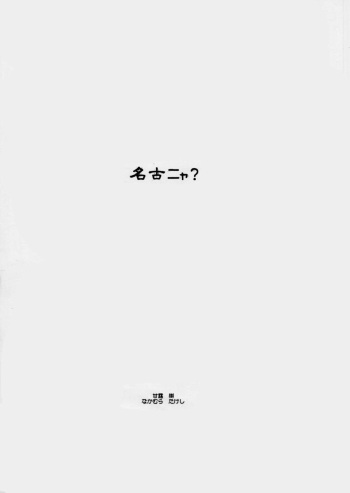 [Blazer One] 名古ニャ？ cover