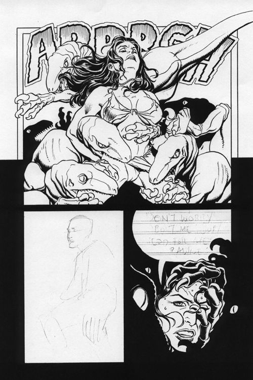 Cavewoman - Sketches - Frank Cho page 11 full