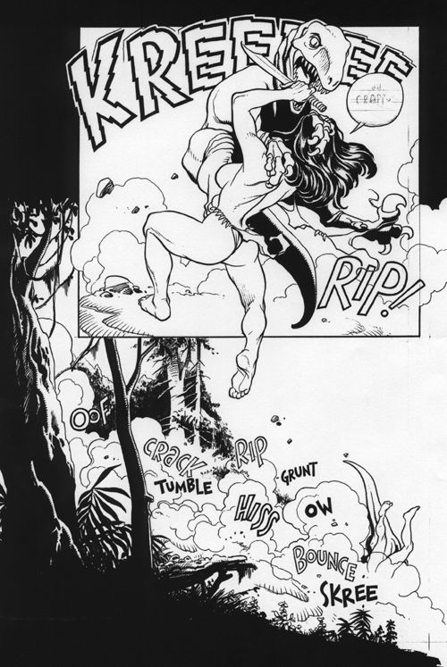 Cavewoman - Sketches - Frank Cho page 12 full