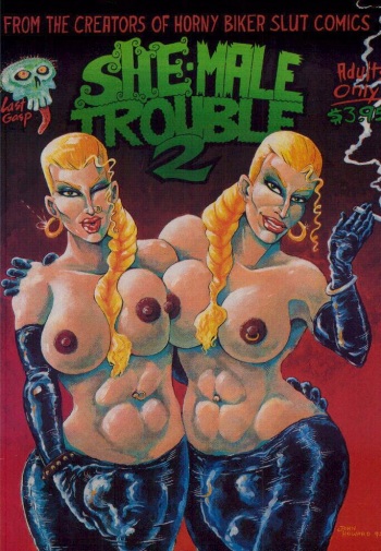 [John Howard] She-Male Trouble #2 cover