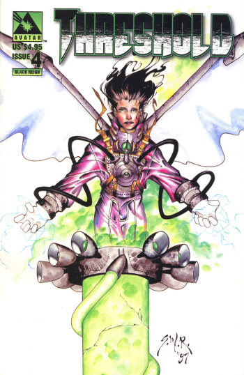 [Albert Holaso, Brock Hor Jr., Shelby Robertson, Trevlin Ultz] Threshold #4 cover