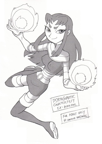 [Union Of The Snake (Shinda Mane)] Psychosomatic Counterfeit Ex: Blackfire (Teen Titans) cover