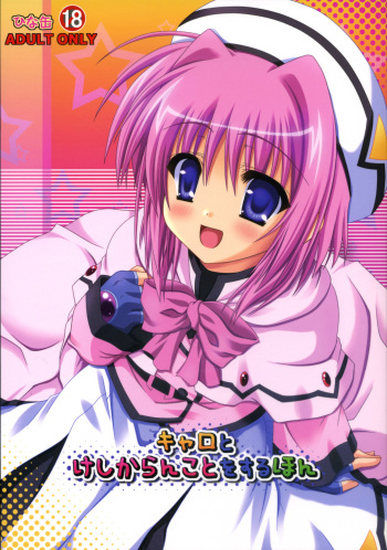 (C73) [Hinakan (Kirishima Hinata)] Caro to Keshikaran Koto o Suru Hon (Mahou Shoujo Lyrical Nanoha) cover