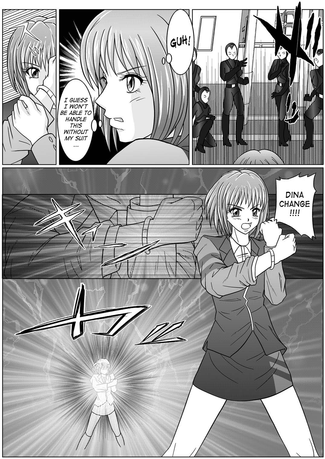 Tokubousentai Dinaranger ~Heroine Kairaku Sennou Keikaku~ Vol. 01 page 11 full