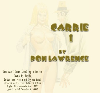 [Don Lawrence] Carrie 1 and 2 cover