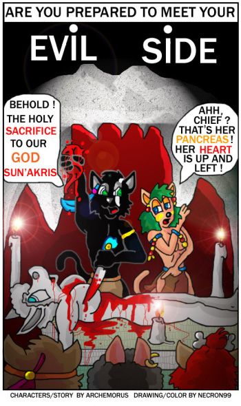 Evil Side 08 - The God Sun'Akris [English] cover