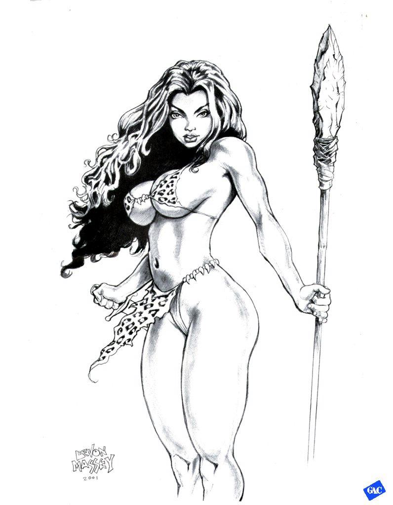 Cavewoman meriem's gallery 01 page 12 full