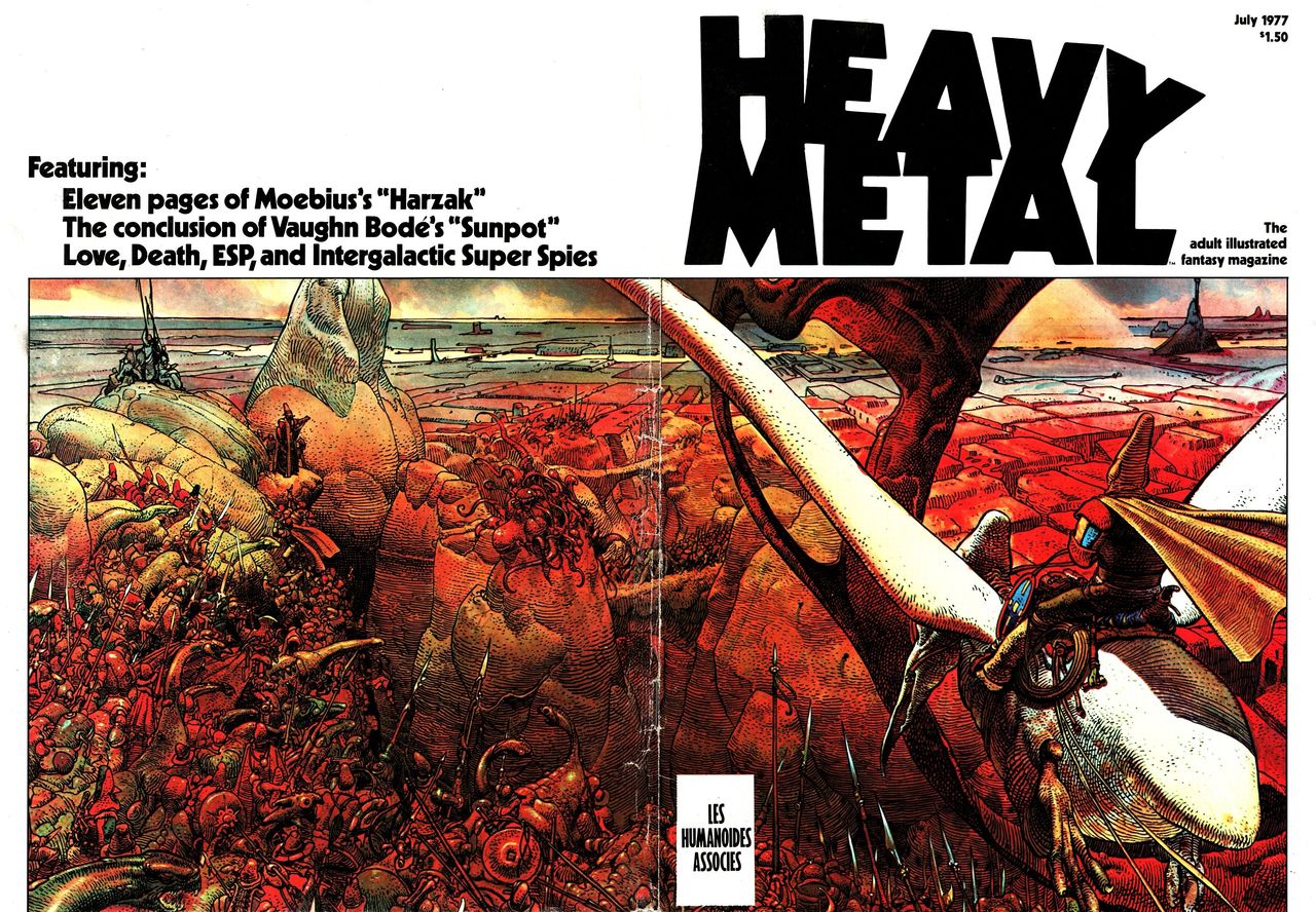 Heavy Metal 1977-07-Vol-01-#04 July page 1 full