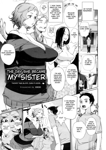 [Bobobo] Kyoudai ni Natta Hi | The Day She Became My Sister (COMIC Megastore 2009-10) [English] [Fated Circle] cover