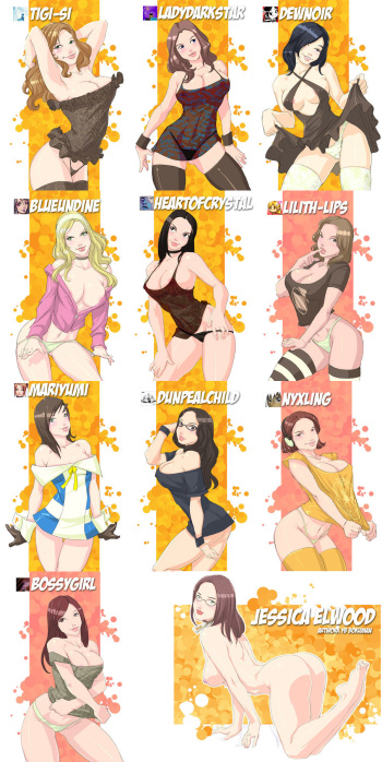 [DA Bokuman] DeviantART girls 01 cover