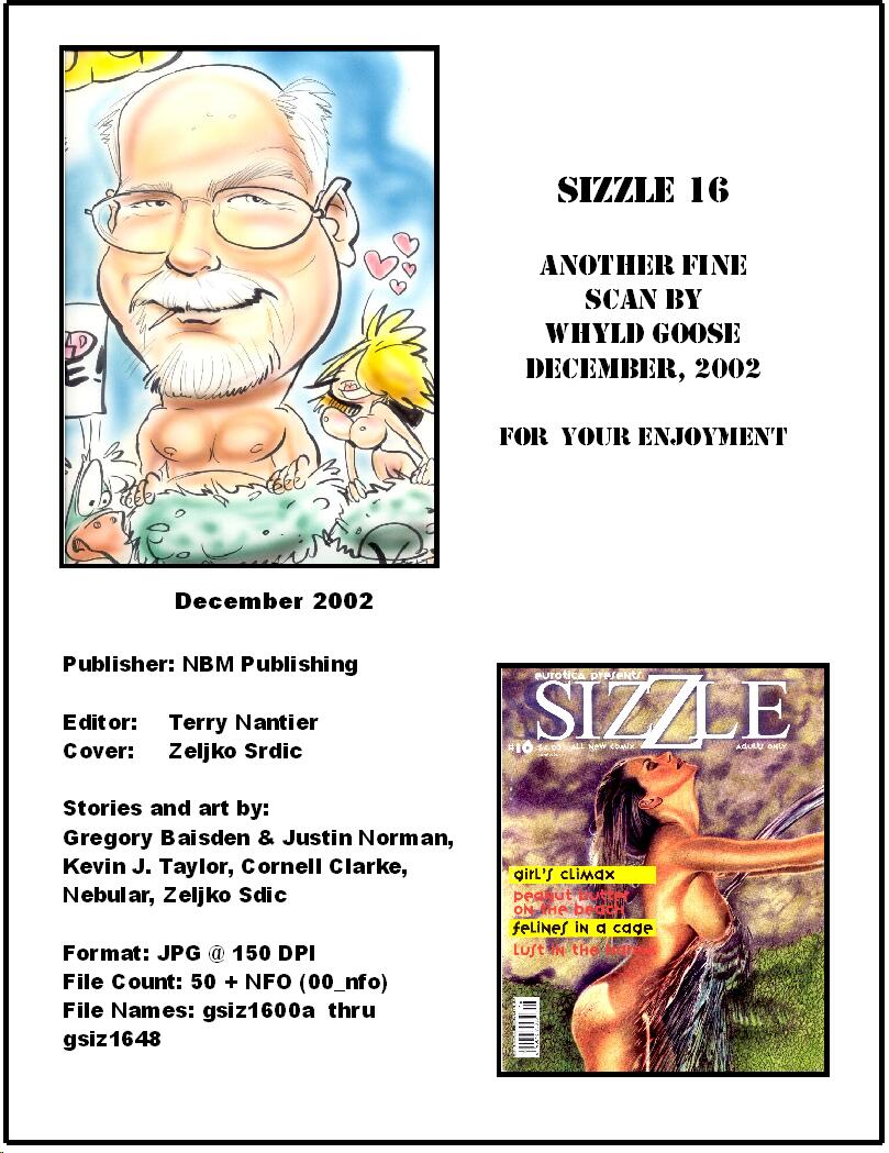 Sizzle Comix # 16 page 1 full