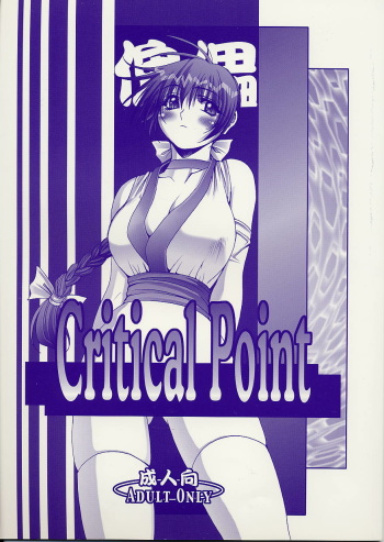 (C60) [Wolkenkratzer (Bontenkarasu)] Critical Point (Dead or Alive) cover