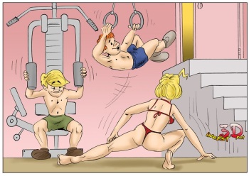 [Dennis the menace] Working out! cover