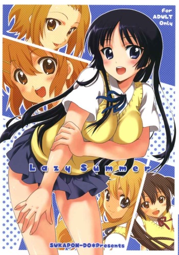 (C76) [SUKAPON-DO (Kagawa Tomonobu, Yano Takumi)] Lazy Summer (K-ON!) [Spanish] cover