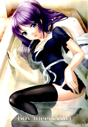 (COMIC1☆4) [Kirintei (Kirin Kakeru)] Boy meets Girl (Bakemonogatari) cover